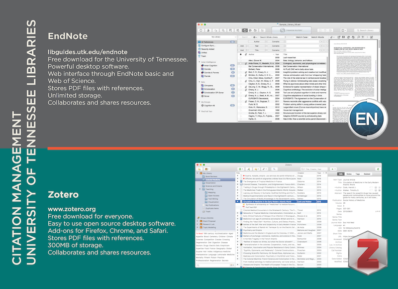 Citation management comparison